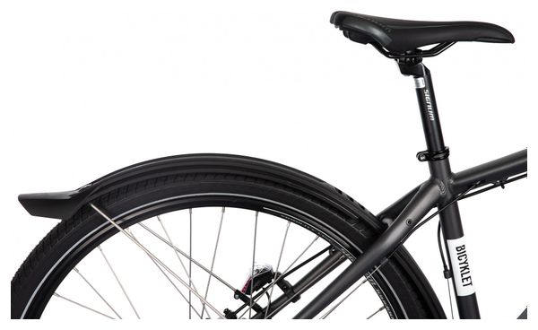 Bicyklet Joseph Elektrische Hybride Fiets Shimano Altus 7S 417 Wh 700 mm Zwart Donkergrijs