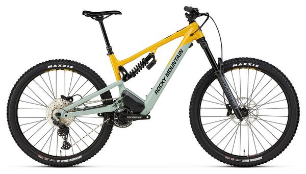 Rocky Mountain Altitude Powerplay Alloy 30 Deore 11V 29'' Coil Blue Yellow 2023 Electric Mountain Bike