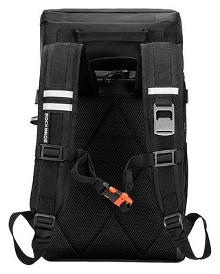 Sac à dos avec compartiment isotherme et sac repas ROCKBROS noire