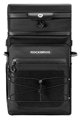 Sac à dos avec compartiment isotherme et sac repas ROCKBROS noire