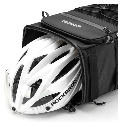 Sac à dos avec compartiment isotherme et sac repas ROCKBROS noire
