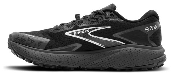 Chaussures Trail Brooks Divide 5 Noir/Blanc Homme