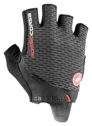 Gants Castelli Rosso Corsa Pro V Gris foncé