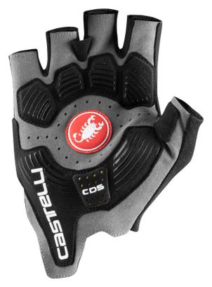 Gants Castelli Rosso Corsa Pro V Gris foncé