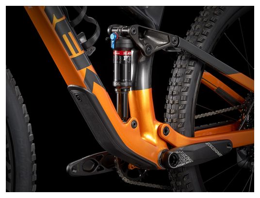 Trek Fuel EX 9.7 29 '' Vollgefedertes Mountainbike Sram GX / NX Eagle 12V Lithiumgrau / Werksorange 2021
