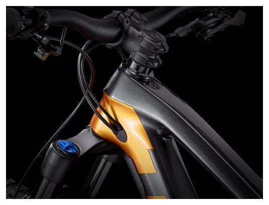 Trek Fuel EX 9.7 29 '' Vollgefedertes Mountainbike Sram GX / NX Eagle 12V Lithiumgrau / Werksorange 2021
