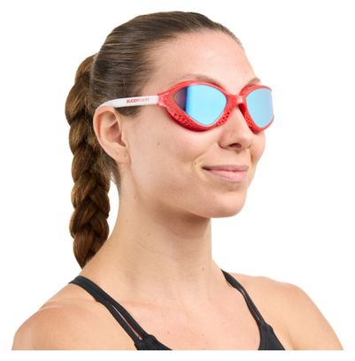 BuddySwim OzeanX Zwembril Rood-Wit/Blauw Spiegel