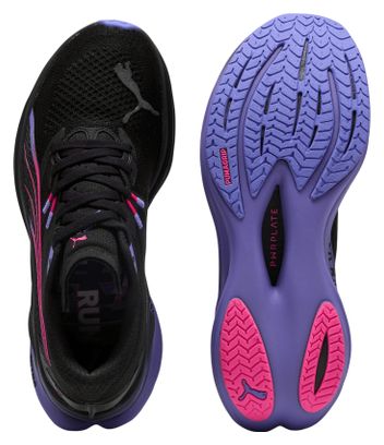 Puma Running Shoes Deviate Nitro Digitokyo Black/Purple Woman