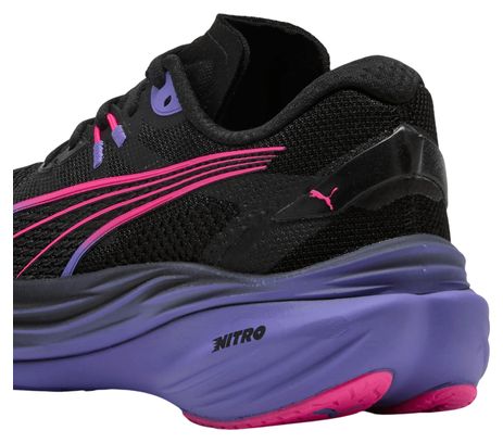 Puma Running Shoes Deviate Nitro Digitokyo Black/Purple Woman
