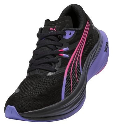 Puma Running Shoes Deviate Nitro Digitokyo Black/Purple Woman