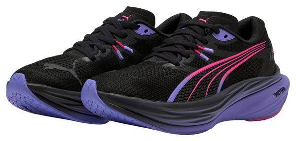 Puma Running Shoes Deviate Nitro Digitokyo Black/Purple Woman
