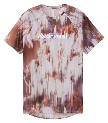 Maillot de manga corta NNormal Race con estampado degradado multicolor para hombre