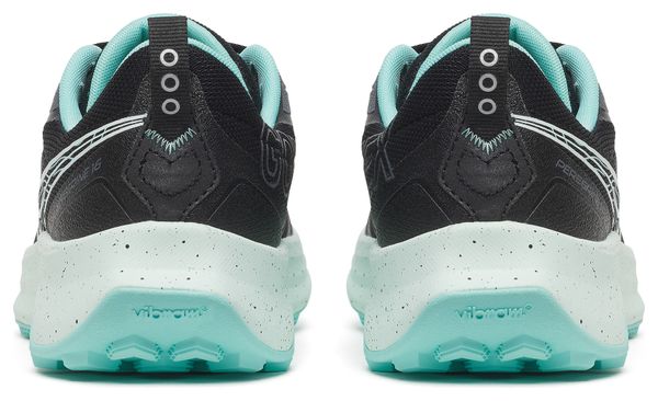 Chaussures Trail Saucony Peregrine 16 GTX Noir/Bleu Femme