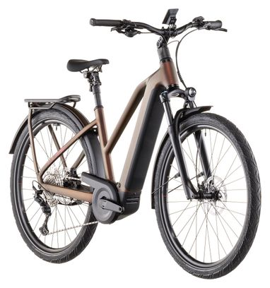 Cube Kathmandu Hybrid Pro 800 Trapeze Bicicletta elettrica da trekking Shimano Deore/Deore XT 12S 800 Wh 700 mm Sun Glow Rosso Arancione 2026