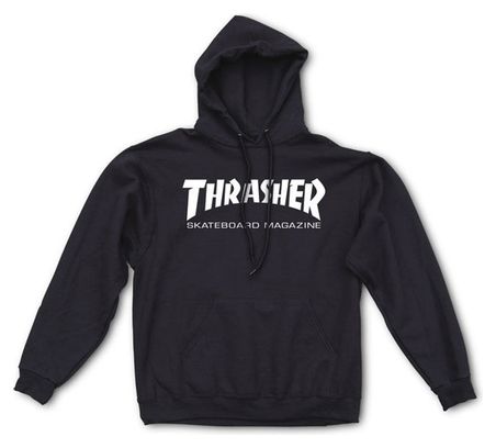 Sweat à Capuche Thrasher Skate Mag Noir