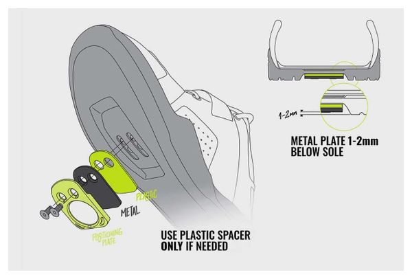 Paar Magped Ultra2 Magnetische Pedalen (Magneet 200N) Grijs