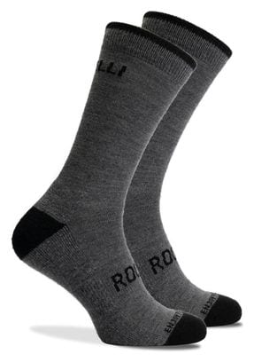 Chaussettes Velo Rogelli Merino Wool - Unisexe - Gris