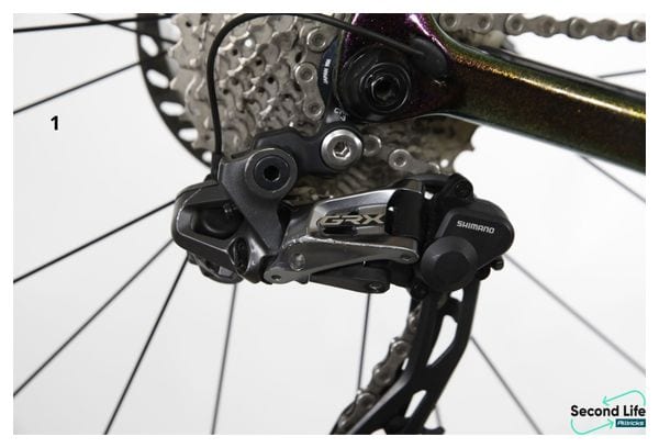 Wiederaufbereitetes Produkt - Gravel Bike Cervélo Áspero Shimano GRX 815 Di2 11V 700 mm Violett Sunset 2022