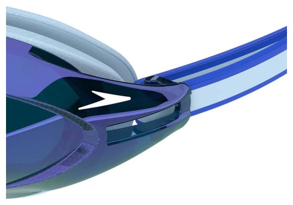 Lunette de Piscine Speedo Vanquisher 3.0 Mirrored Bleu Ciel hawaïen/ Iris Mirror