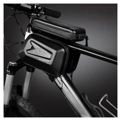 Bike frame bag with phone holder 1.5L black WILD MAN