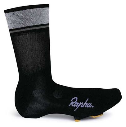Coprascarpette Rapha Reflective Nero/Bianco