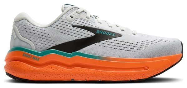 Brooks Ghost Max Heren Hardloopschoenen Grijs/Oranje