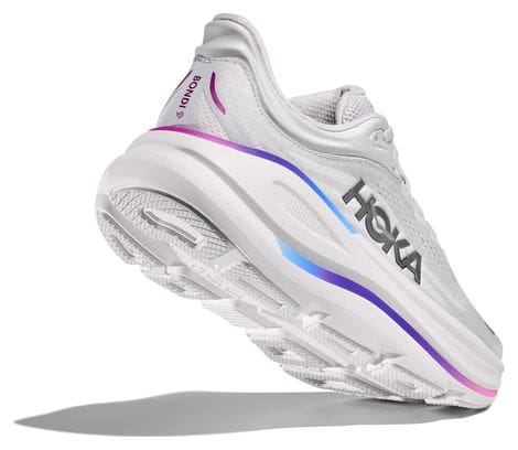 Hoka Bondi 9 Running Schuh Grau/Violett Damen