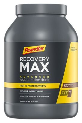 Hersteldrank PowerBar Recovery MAX Chocolade 1144 g