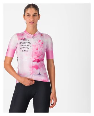 Women's Short Sleeve Jersey Castelli Espresso SOG Kristine