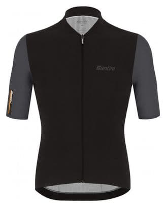 Santini Redux Vigor Short Sleeve Jersey Black