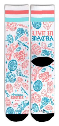 MACBA - Chaussettes Graphiques Techniques Coolmax - Cyclisme  Running et Sport