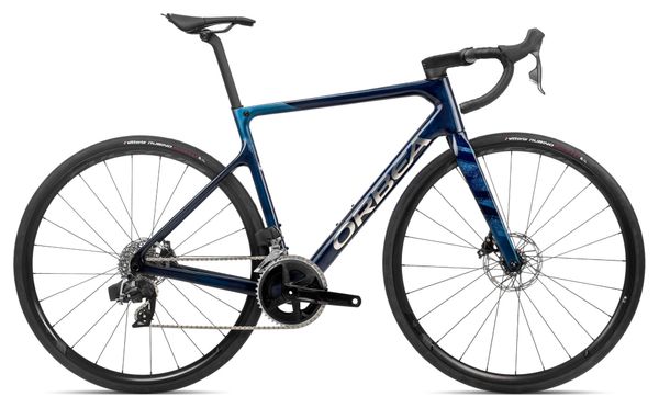 Orbea Orca M31eTEAM Bicicletta da strada Sram Rival eTap AXS 12S 700 mm Blu Carbon View 2023