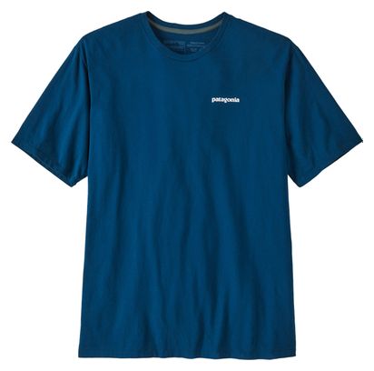 Patagonia P-6 Mission Organic T-Shirt Blauw