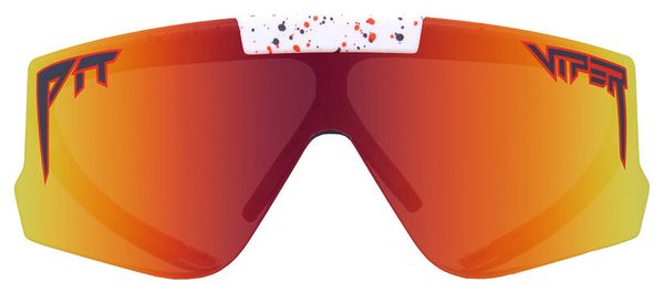 Coppia di Pit Viper The Heater Goggles Bianco/Arancio