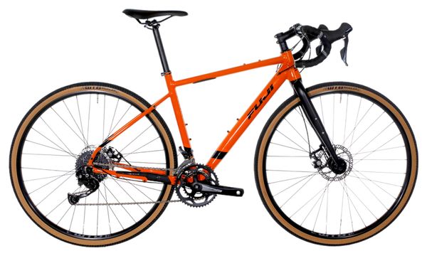 Produit Reconditionné - Gravel Bike Fuji Jari 2.3 Shimano Sora 9V 700 mm Orange