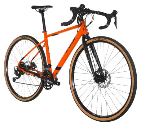 Produit Reconditionné - Gravel Bike Fuji Jari 2.3 Shimano Sora 9V 700 mm Orange
