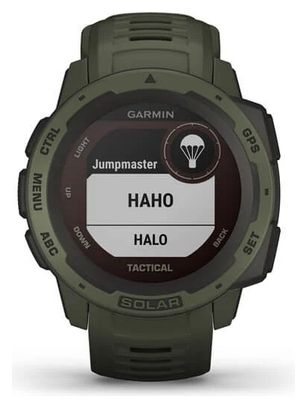 Garmin Instinct Solar - Tactical Edition GPS Watch Moss Green