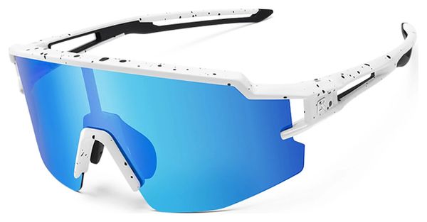 ROCKBROS Lunettes Vélo Enfant Polarisées UV400 Blanc Rose