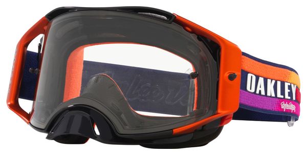 Oakley Airbrake MX x Troy Lee Designs Navy Sunrise / Clear / Ref: OO7046-G5