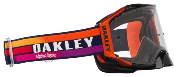 Oakley Airbrake MX x Troy Lee Designs Navy Sunrise / Clear / Ref: OO7046-G5