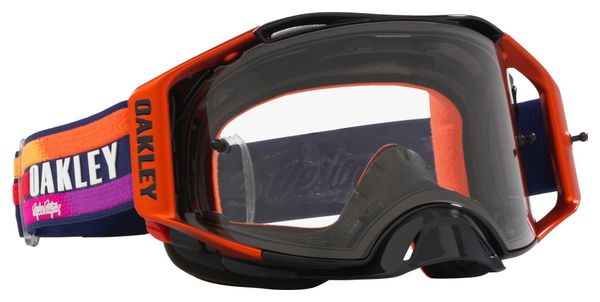 Oakley Airbrake MX x Troy Lee Designs Navy Sunrise / Clear / Ref: OO7046-G5