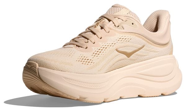 Hoka Bondi 9 Beige Damen Running Schuh