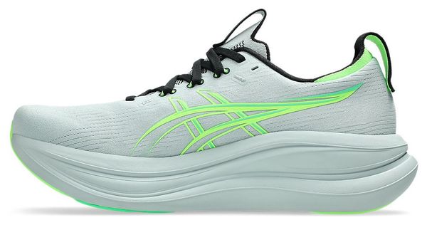 Asics Gel-Nimbus 28 hardloopschoenen grijs/groen heren