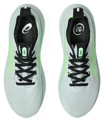 Asics Gel-Nimbus 28 hardloopschoenen grijs/groen heren