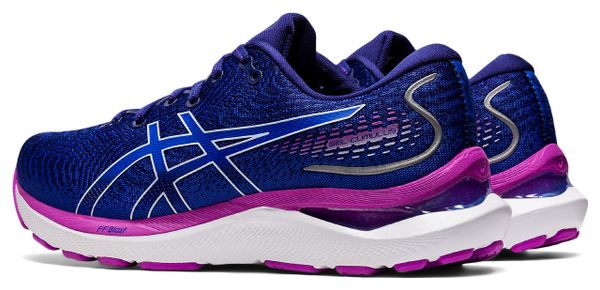 Chaussures Running Asics Gel Cumulus 24 Bleu Violet Femme