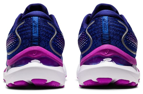 Chaussures Running Asics Gel Cumulus 24 Bleu Violet Femme