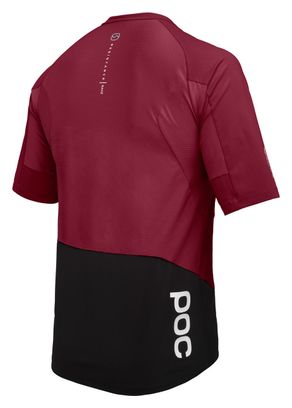 POC Resistance Pro Enduro Short Sleeves Jersey Red Black Alltricks
