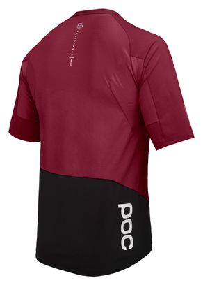 Maillot Manches Courtes POC Résistance Pro Enduro Rouge