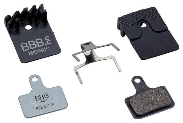 Pair of BBB DiscStop Coolfin Organic Pads for Shimano Dura-Ace/Ultegra/105/Tiagra/GRX