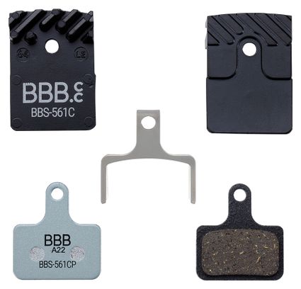 Par de pastillas BBB DiscStop <p> <strong>Coolfin</strong></p>Organic para Shimano Dura-Ace/Ultegra/105/Tiagra/GRX